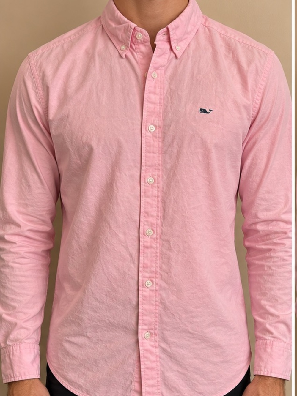 Vineyard Vines Pink Button-Down Oxford Shirt prep Men’s size M